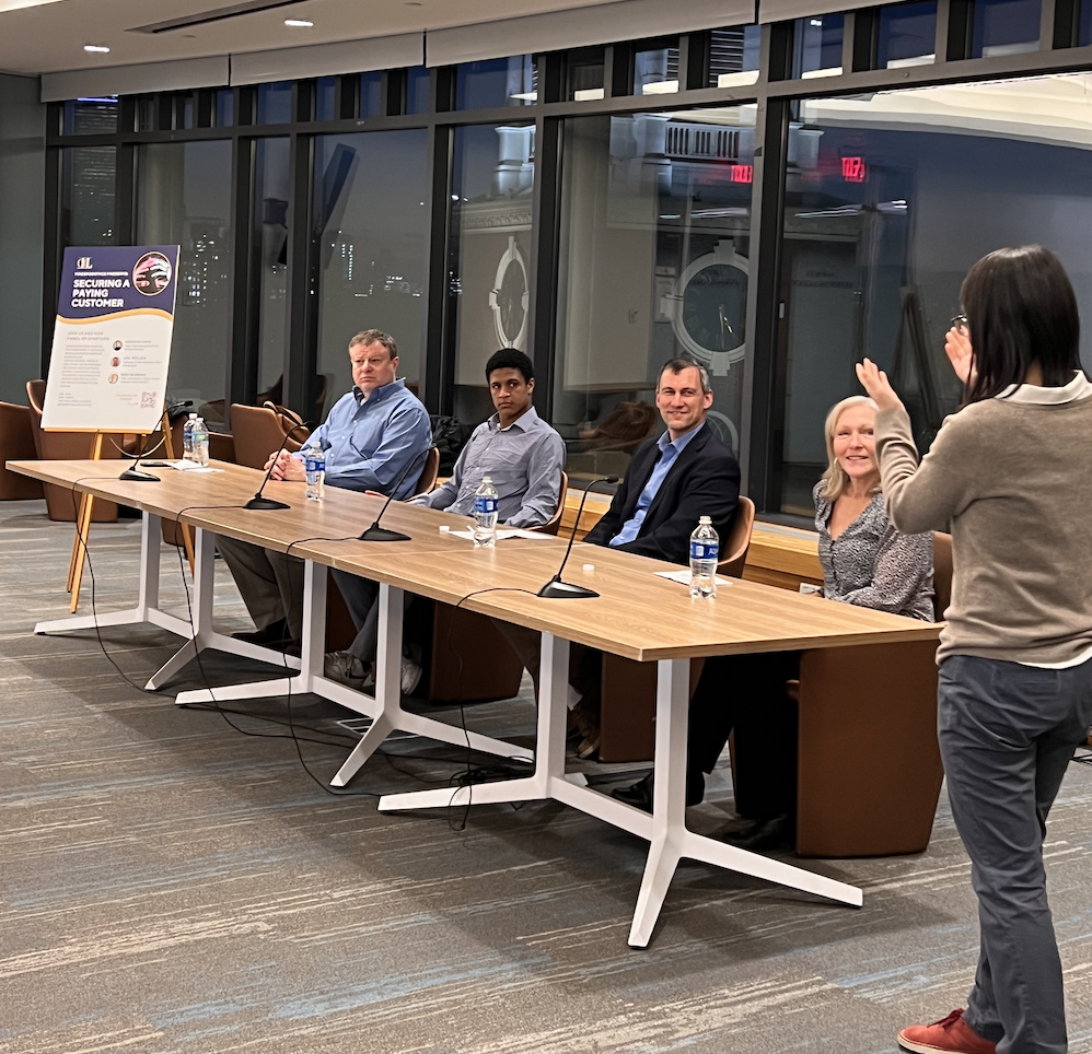 Panel members at a CICL event